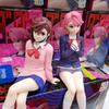 15Cm Anime Dandadan Ayase Momo Shiratori Aira Sitting Posture S.H.Figuarts Transformed Assembly Pvc Action Figure Model Toy Gift