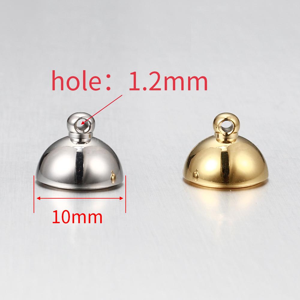 5sets Magnetic Stainless Steel Ball Shape Clasp Connector for Bracelet Necklace Jewelry Making DIY Gold Color End Converter