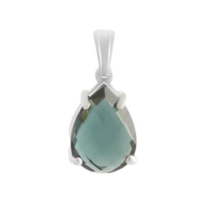 Silver Pendant with London Blue Topaz 3.363ct (2151067)