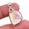 Natural Ametrine Gemstone Handmade 925 Solid Sterling Silver Pendant 1.50" M5g49