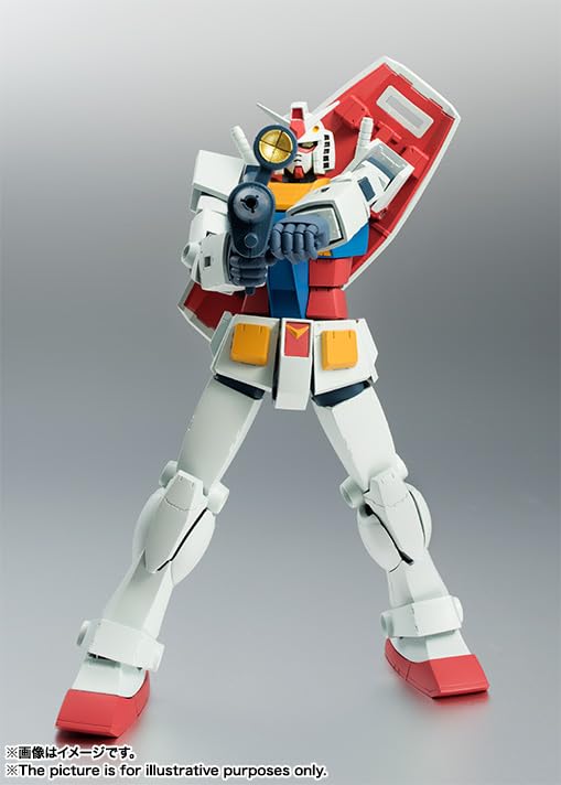 TAMASHII NATIONS ROBOT Spirits Mobile Suit Gundam Gundam 125mm Painted Movable Figure <SIDE MS> RX-78-2 Ver. A.N.I.M.E. (resale Version) Approx.