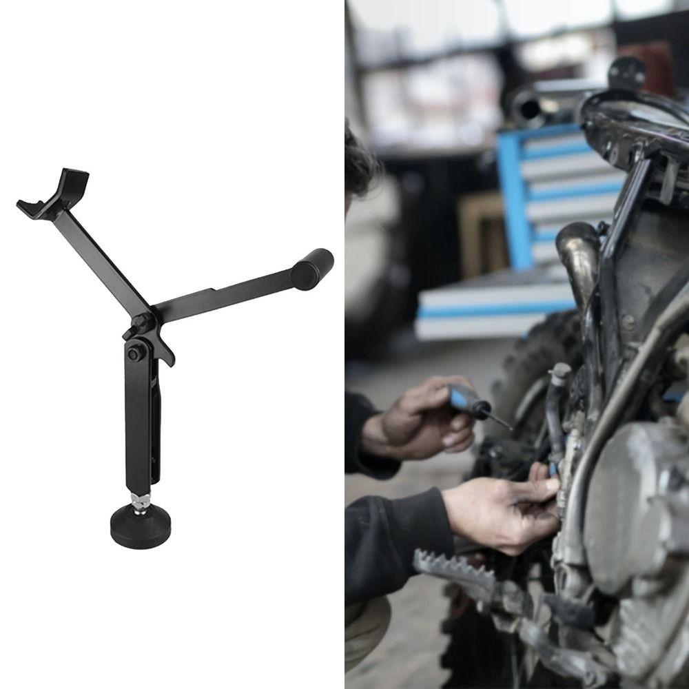 Foldable Motorcycle Lift Stand Labor Saving Motorcycle Wheel Support Stand  Motorbike Parts
