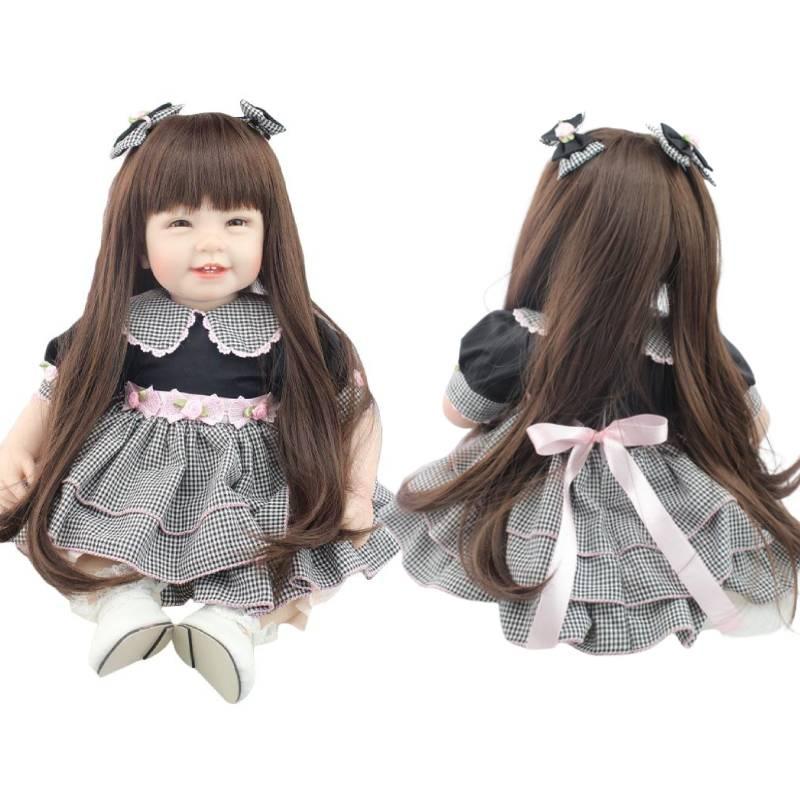 Npk Cute Smiling Face Realistic Baby Doll For Pretend Play And Girls' Gifts