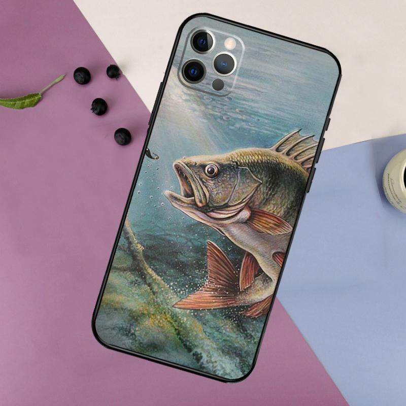 Fisch Angel Handyhülle Für iPhone 17 16 15 14 11 12 13 Pro Max Plus 12 13 mini 16e 17 Air Bumper Abdeckung