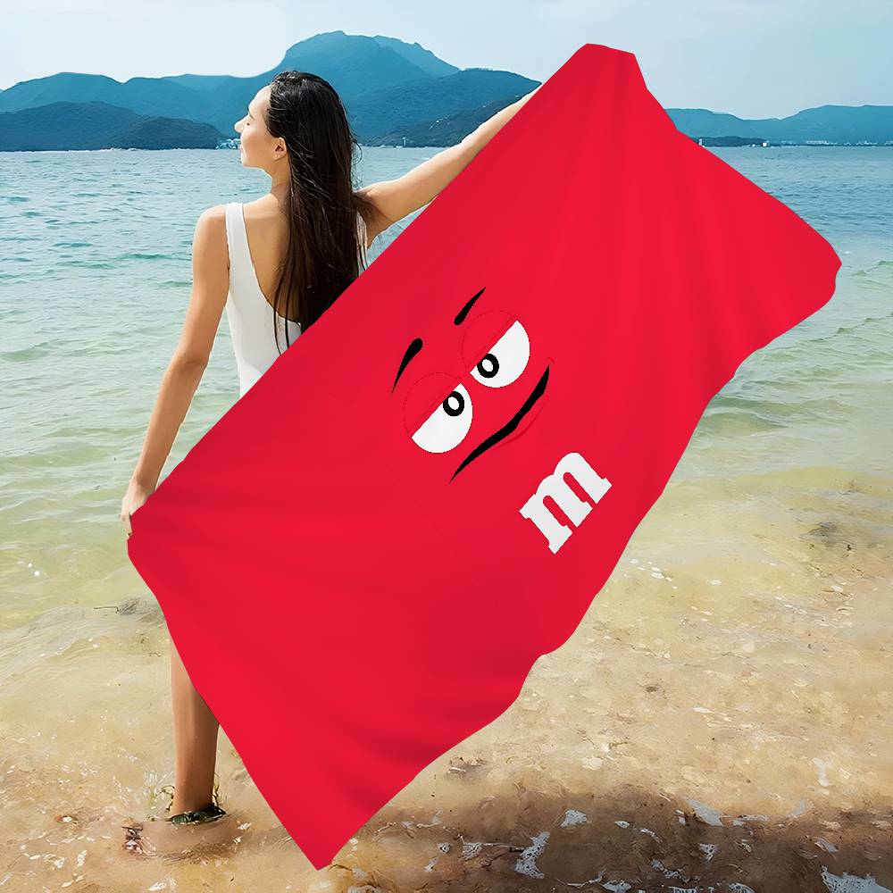 M Chocolate Candy Big Microfiber Beach Towels Quick Dry Towel Sand Beach Towels Pool Towel For Travel Swim Pool Yoga