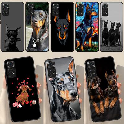 Capa para cachorro Dachshund Doberman para Redmi Note 12 Pro Plus para Redmi Note 10 8 9 11 Pro 12S 11S 10S 9S 9C 10C 12C