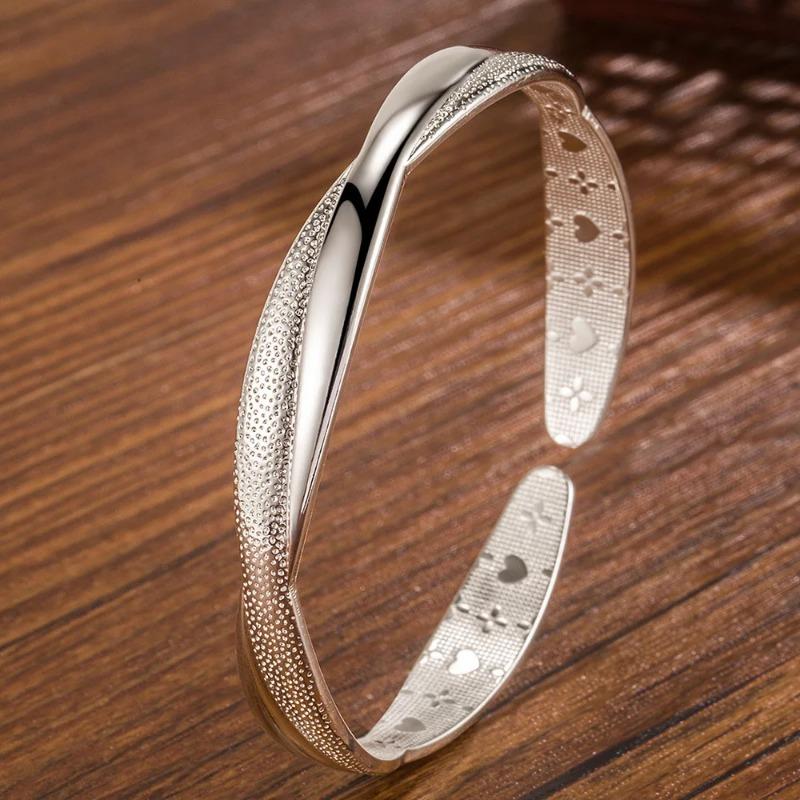 Bracelets en argent Sterling 925 avec cloches creuses et boules réglables, cadeaux de vacances à la mode, bijoux de fête de mariage