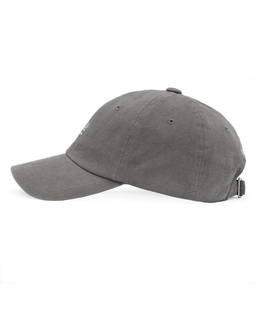 Eondeokeonteulol Four Seasons Cotton Logo Embroidered Basic Soft Top Unisex Ball Cap Uc / Washed B B / Charcoal