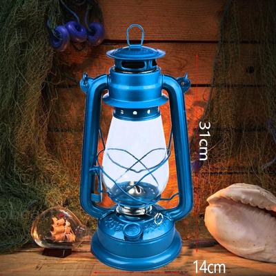 Retro oljelampe lanterne Campinglampe Miljøvern Edelt familiehåndverk Dekorasjon Dekorasjonslampe