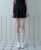 Pink Pineapple Bubble Dot Pumpkin Skirt_Black