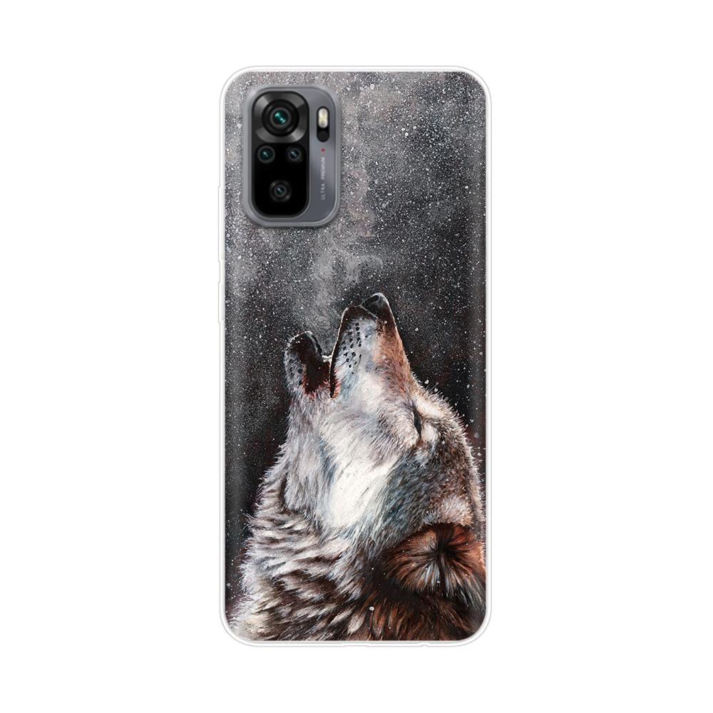 Silicone Flower Phone Case For Xiaomi Redmi Note 10 Case 6.43'' Lovely TPU Back Cover For Xiomi Redmi Note10 Pro Bumper Shells