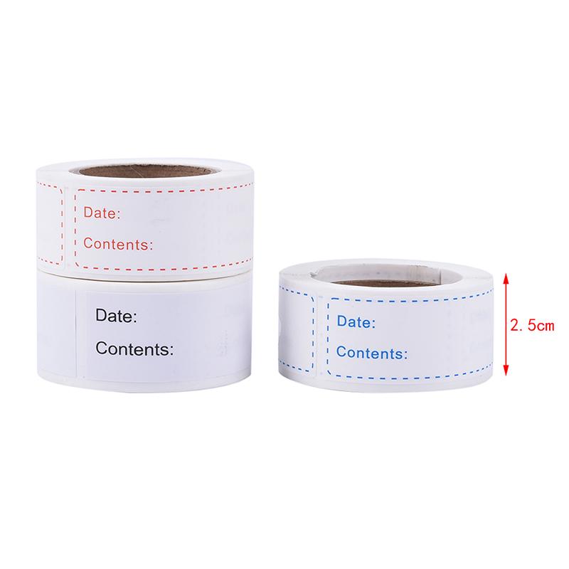 150Pcs/Roll Food Freezer Labels Stickers Storage Refrigerator Food Date Labels