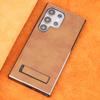 Vhodné pre puzdro na mobilný telefón Samsung S24 Ultra High-end Stojan Business 23plus Proti pádu Plne zakrývajúce Kožené puzdro Galaxy 24