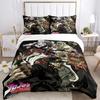 3D Printed JoJos Anime Bizarre Adventure Bedding Set for Boys Girls Duvet Cover Twin Queen King Full Single Double Sizes