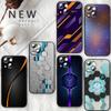Phone Case For Apple iPhone 14 13 12 Mini 11 XS Pro Max X XR SE 2020 8 7 6 Plus Car Carbon Fibre Line Funda Black Cover