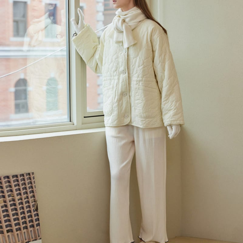 atempo WOOL KNIT GLOVES_ivory
