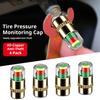 Car Tire Pressure Monitor Valve 36 PSI 2.4 Bar Tire Pressure Sensor Stem Caps