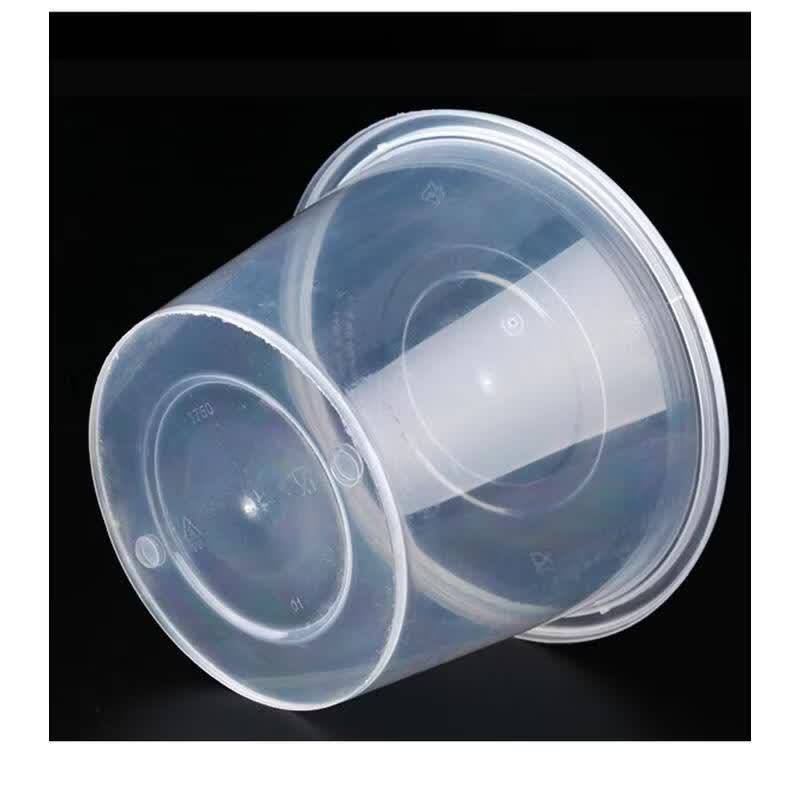 HANDUNYOU Disposable Transparent Plastic Food Containers