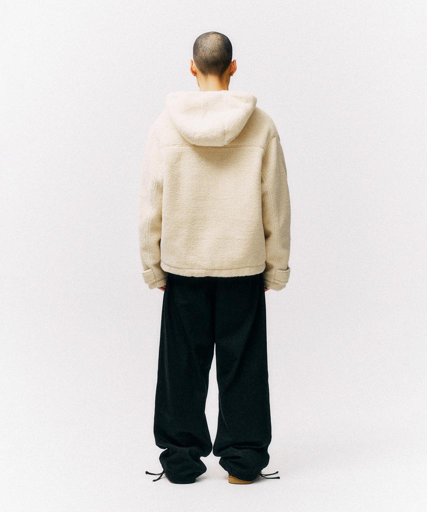 Physical Department Boa Duffle Short Coat_Ivory