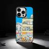 CITY THE ANIMATION Anime Phone Case For iPhone 17,16,15,14,13,12,11 Plus,Pro Max,XS,Colored silver phone case