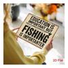 Retro Fishing Metal Wall Art Poster, Vintage Fisherman Decor for Living Room, Unique Gift for Anglers