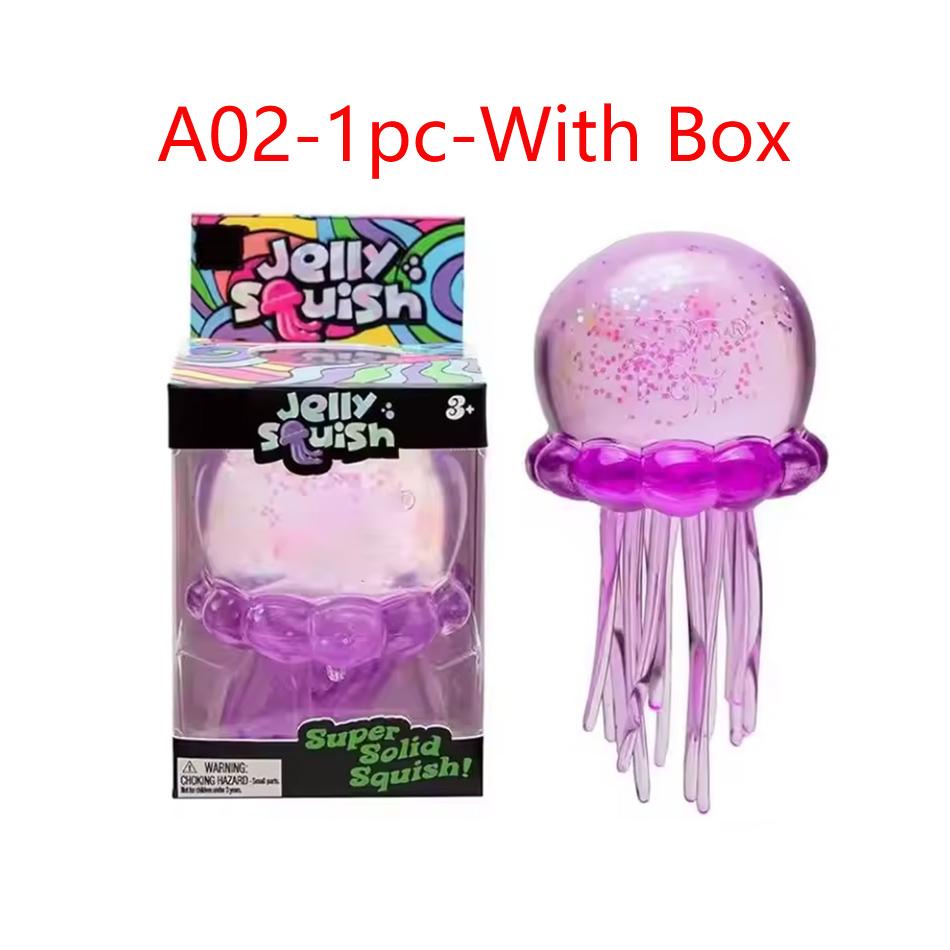 Nice Pinch Jellyfish Flow Pattern And Big Water Drops Stress Relief Maltose Pinch Stress Relief Toy Children'S Gifts Hot