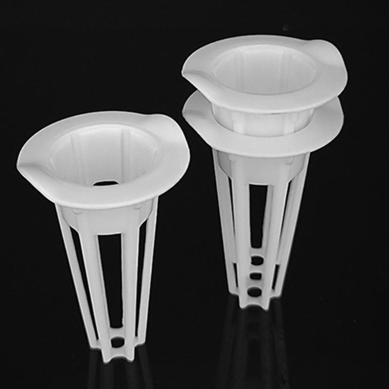 Plastic Net Cup Insert Set for Hydroponics, 32 mm Grow Basket and Sponge Combination, 20 Basket Pack for Household and Indoor Plant Growing