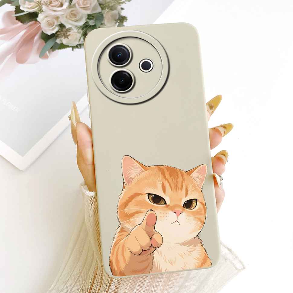 For Vivo Y39 5G Casing Cute Cat Butterfly ShockProof Cover For Vivo Y 39 Y39 5G V2443 V2436 Mobile Phone Cases Covers 6.68"