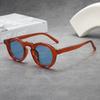 Round Small Frame Sunglasses Retro High-End Men Women Sun Glasses Trendy Outdoor UV400 Shades Fashion Goggles