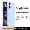 For iPhone 16 Case Soft Microfiber Lining Liquid Silicone + PC Phone Cover