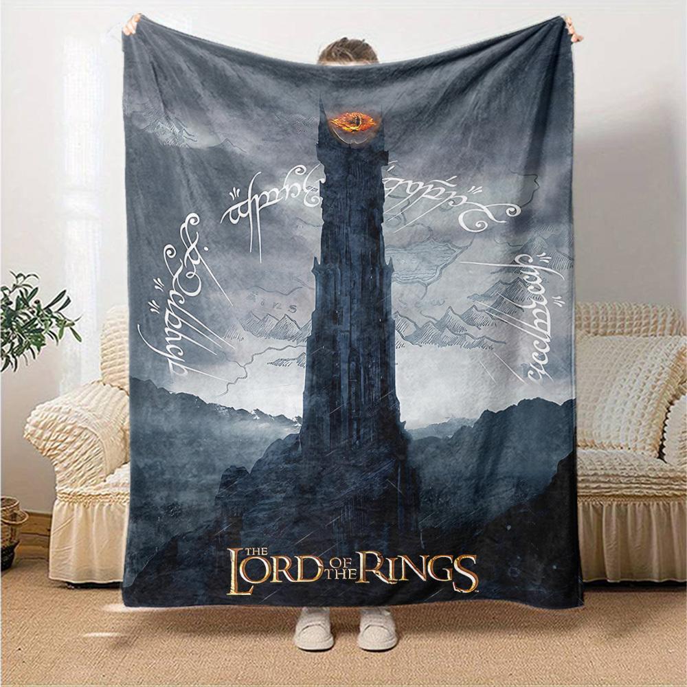1pc Mordor Eye_of_Sauron Flannel Blanket Soft Warm Throw for Home, Office, Travel, All-Season Cozy Bedding GiftL1267