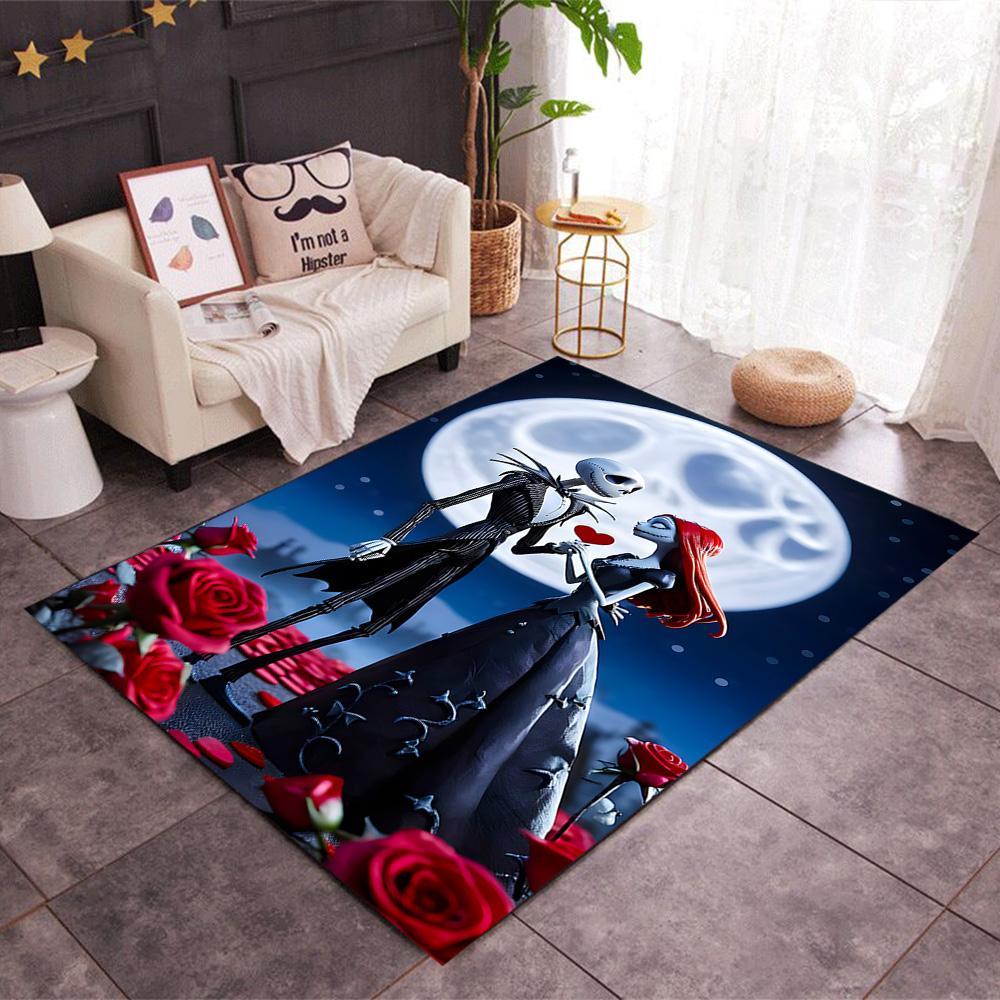 Nightmare Before Christmas Floor Mat Suitable for Bedrooms Outdoor Decorate room Foyer Antislip Carpet Office home decor Wedding Party Gift