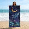 1 Stück Wal mit Sternenhimmel-Effekt Strandtuch Groß Schnelltrocknendes Handtuch Geeignet für Strand Pool Yoga Handtuch Sommergeschenk für Freunde