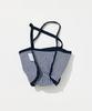Safe Sunday Strap Prestige Mini Bag (Navy Gingham Check)