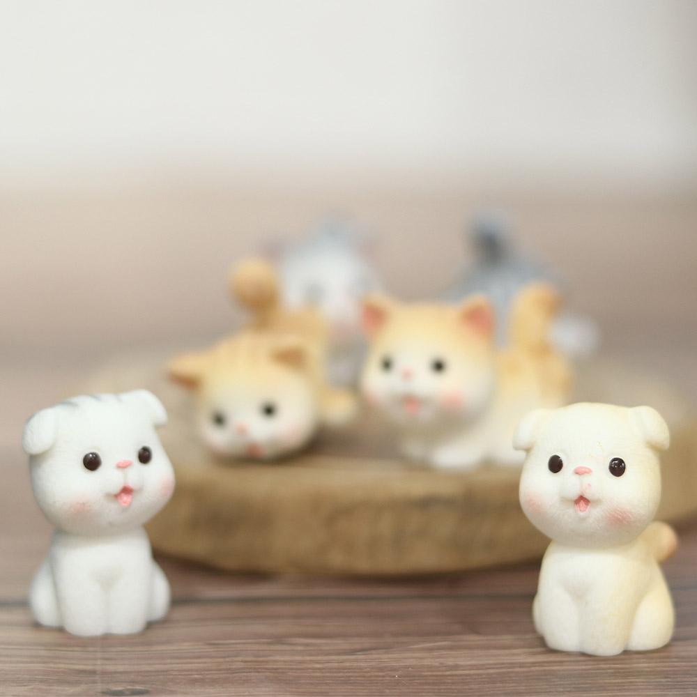 Katzenfee Garten Hausdekoration Kätzchen Harz Handwerk Kleine Statue Figuren Ornament Miniaturen