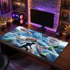 Mouse Pad cu Model Tematic Erling Haaland, Covoraș Mare XXL pentru Birou de Gaming cu Design Logo Fotbal, Mouse Pad Antiderapant pentru Calculator