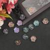 10 adet 13x14mm kedi pençesi boncuk çok renkli Spacer cam boncuk takı yapımı için DIY bilezik kolye küpe aksesuarları