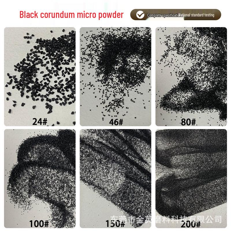 Black Corundum Diamond Sand - High Hardness for Polishing & Grinding