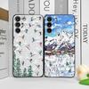Ölgemälde Schneeszene Skimuster Handyhülle für OnePlus 12 13 R 11 10 9 8 Pro Nord 4 N100 CE3 ACE2 ACE3 Weiche Rückseite