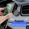 Mini Magnetic Phone Mount: Universal Metal Car Holder for Navigation