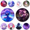 32/44/58mm Kamishiro Rui Cartoon Brooches Cosplay Game People Badge Handmade Plastic for Hat Collar Clothes Jewelry Accessories