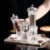 Transparent Acrylic Manual Pepper and Sea Salt Grinder
