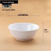 ZISIZ Oblique Pattern Melamine Noodle Bowl