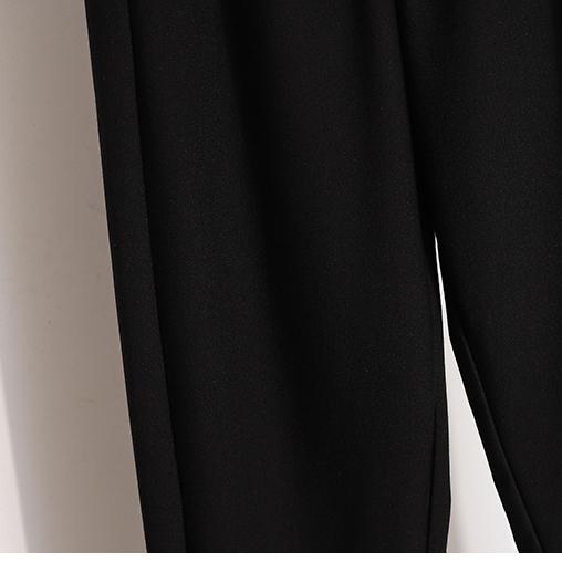 Women's Autumn Plus Size High Waist Slimming Elastic Loose Harem Pants, Women's Temperament Casual Trousers