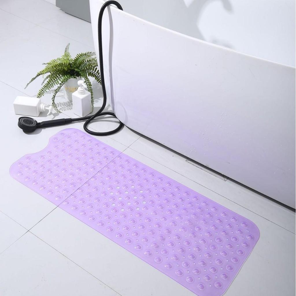 Protiskluzová koupelnová PVC podložka s přísavkami, 100x40 cm, pro vany