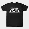 Men Black Print T-shirt Media Home Entertainment No-Cut Transfer Paper Print Cotton Tshirt - Men's Summer Cotton Graphic Tee