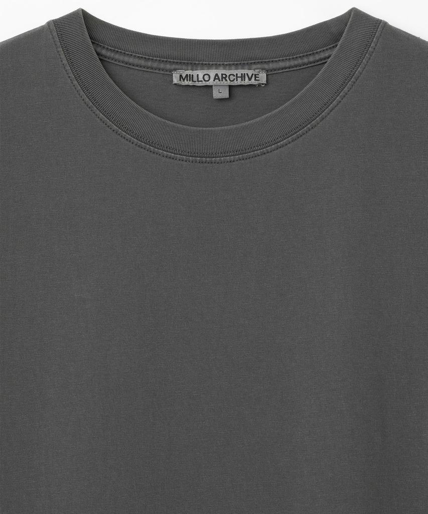 MILLO ARCHIVE Essential Pigment Dyed T-Shirt [Charcoal]