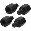 Rear Mirror Mount Adapter Screws,Motorcycle Rearview Mirrors Thread Diameter Converter M8 LH To M10 RH For Motorcycle ATV Scooter Pit Dirt Bike(4Pcs)