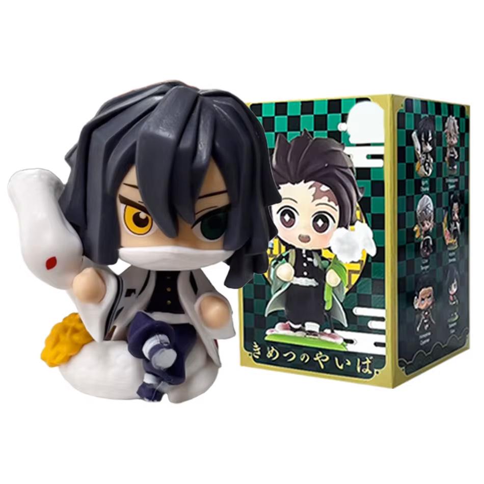 Demon Slayer Tanjiro Kamado Nezuko Anime Cartoon Figur Blind Box Kreatives Personalisiertes Statue Modell Ornament Überraschungsgeschenkboxen
