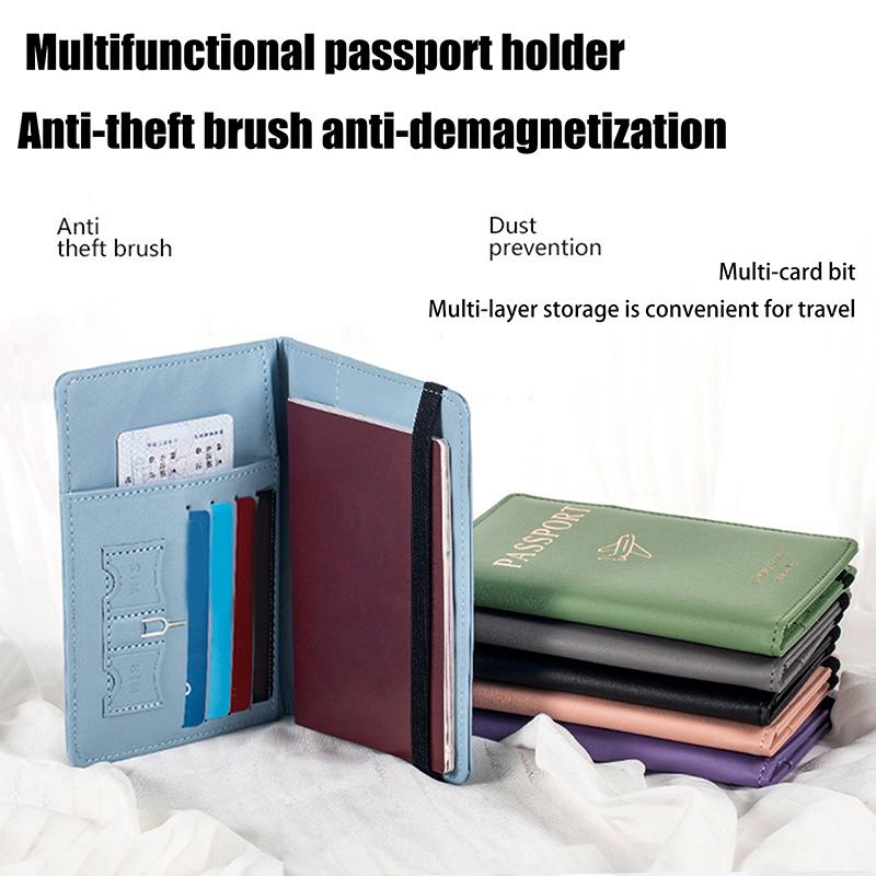 Waterdichte Paspoorthouder Hoesjes Etui Reizen Pu Leer Creditcard Portemonnee Schattig Paspoortboek Voor Vrouwen/Mannen Paspoorthoes